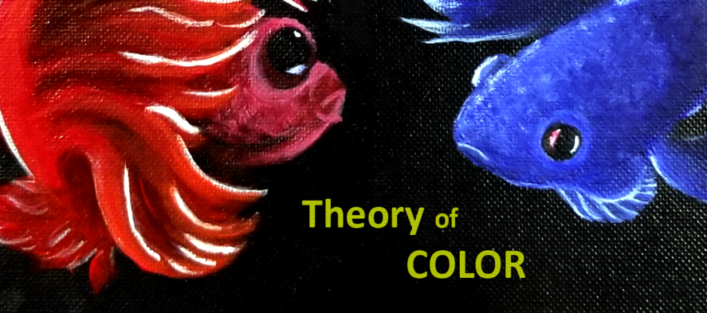 Red and blue beta fish. Theory of Color mini-course.