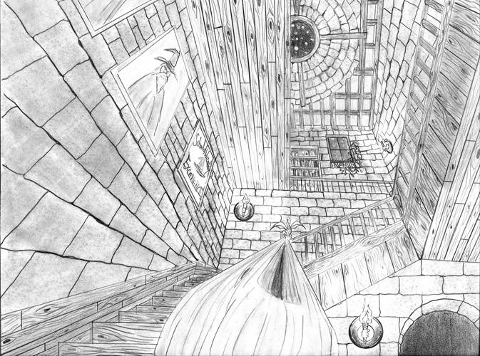Wizard's Cottage - Graphite
